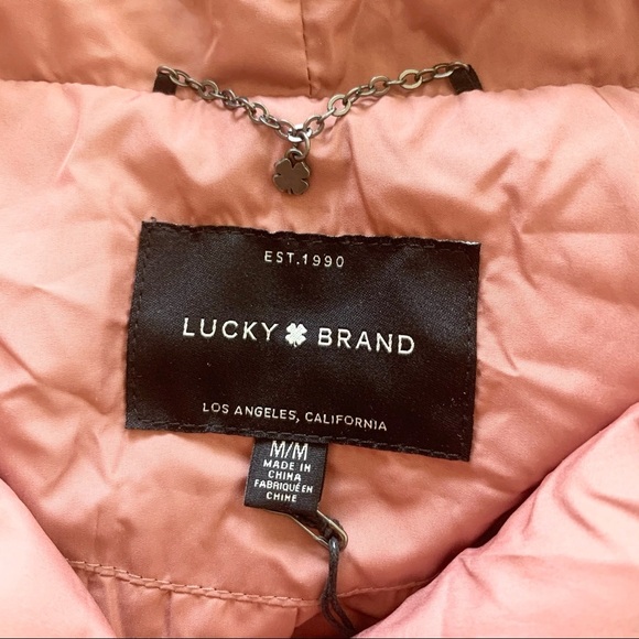 🌸New🌸 Lucky Brand Missy Pillow Puffer Jacket M - Picture 2 of 12